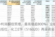 6股净利润翻倍预增，最高增超800%！业绩提振+估值低位，化工ETF（516020）再迎资金回流！