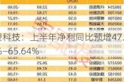 模塑科技：上半年净利同比预增47.73%―65.64%