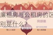 廉租房与公租房的区别是什么？