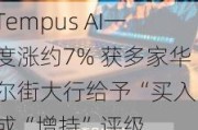 Tempus AI一度涨约7% 获多家华尔街大行给予“买入”或“增持”评级