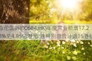 亚伦国际(00684.HK)年度营业额增17.28%至4.85亿港元  连特别息合计派15港仙