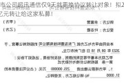 上市公司超讯通信仅9天就更换协议转让对象！拟2.43亿元转让给这家私募！