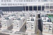 卧龙电驱：子公司卧龙储能助力广西 50MW/100MWh 储能电站并网运行