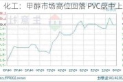 化工：甲醇市场高位回落 PVC盘中上涨