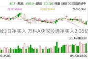 连续3日净买入 万科A获深股通净买入2.06亿元