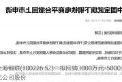 上海钢联(300226.SZ)：拟回购3000万元-5000万元公司股份