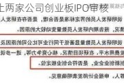 深交所终止两家公司创业板IPO审核