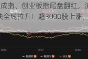 A股收评：深成指、创业板指尾盘翻红，沪指跌0.76%！半导体板块全线拉升！超3000股上涨，成交7029亿