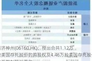 百济神州(06160.HK)：授出合共1.12万股美国存托股份的购股权及4.46万股美国存托股份的受限制股份单位