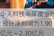 华天科技半年度业绩预告:预计净利润为1.90亿元 ~ 2.30亿元,预计增幅为202.17% ~ 265.78%