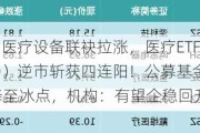 CXO、医疗设备联袂拉涨，医疗ETF（512170）逆市斩获四连阳！公募基金医药持仓降至冰点，机构：有望企稳回升