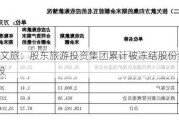 曲江文旅：股东旅游投资集团累计被冻结股份约7009万股