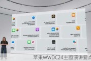 苹果WWDC24主题演讲要点汇总