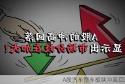 A股汽车整车板块冲高回落