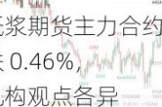 纸浆期货主力合约跌 0.46%，机构观点各异