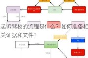 起诉驾校的流程是什么？如何准备相关证据和文件？