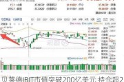 贝莱德IBIT市值突破200亿美元 持仓超29.1万枚比特币