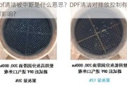 dpf清洁被中断是什么意思？DPF清洁对排放控制有何影响？