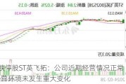 3连跌停股ST英飞拓：公司近期经营情况正常 内外部经营环境未发生重大变化