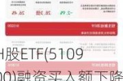 H股ETF(510900)融资买入额下降：三日累计0.96亿元，净卖出603.92万元