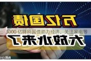 中金：3000 亿特别国债助力经济，关注家电等