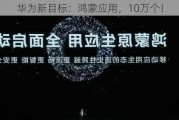 华为新目标：鸿蒙应用，10万个！