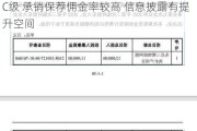 国信证券保荐同星科技IPO项目质量评级C级 承销保荐佣金率较高 信息披露有提升空间