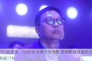 CEO被罢免、Q3初步业绩不及预期 西维斯健康盘前大跌逾11%