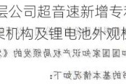 新三板创新层公司超音速新增专利信息授权：“锂电池托架机构及锂电池外观检测装置”