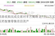 健麾信息收购完成交易对手方揭晓 近1351万买下美团买药智慧零售项目资产