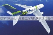 空客与Avolon就氢动力飞机研究达成合作