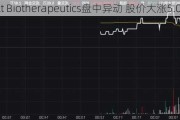 Bolt Biotherapeutics盘中异动 股价大涨5.08%