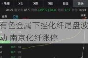 有色金属下挫化纤尾盘波动 南京化纤涨停