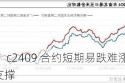 玉米：c2409 合约短期易跌难涨 2300 有支撑