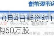 太古地产10月4日耗资约1012.33万港元回购60万股