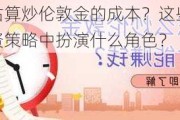 如何估算炒伦敦金的成本？这些成本在投资策略中扮演什么角色？