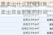 股票卖出什么时候到账：股票卖出资金到账的时间