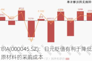 深纺织A(000045.SZ)：日元贬值有利于降低公司进口原材料的采购成本