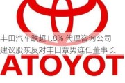 丰田汽车跌超1.8% 代理咨询公司建议股东反对丰田章男连任董事长