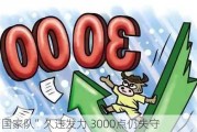 “国家队”久违发力 3000点仍失守