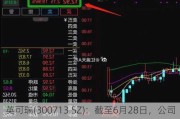 英可瑞(300713.SZ)：截至6月28日，公司股东总户数为20324户