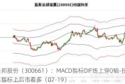 圣邦股份（300661）：MACD指标DIF线上穿0轴-技术指标上后市看多（07-19）