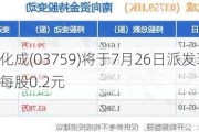 康龙化成(03759)将于7月26日派发现金红利每股0.2元