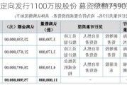 维天信定向发行1100万股股份 募资总额7590万元