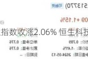 恒生指数收涨2.06% 恒生科技指数涨2.67%