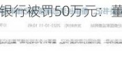 盘州万和村镇银行被罚50万元：董事未经任职核准履职等