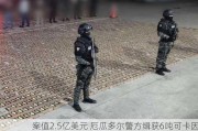 案值2.5亿美元 厄瓜多尔警方缉获6吨可卡因