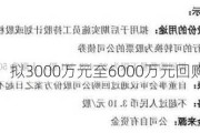 香江控股：拟3000万元至6000万元回购公司股份