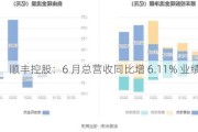 顺丰控股：6 月总营收同比增 6.11% 业绩向好