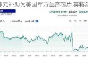 获35亿美元补助为美国军方生产芯片 英特尔涨近4%